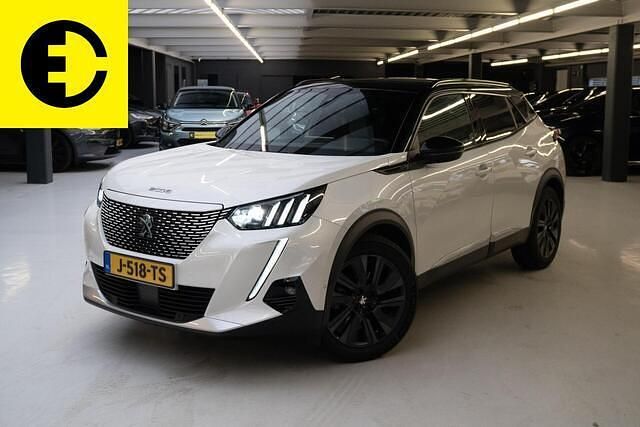 Wit Occasion 2020 Peugeot e-2008 GTi SUV | € 16.950 (Iets duurder) - Afbeelding 1/4