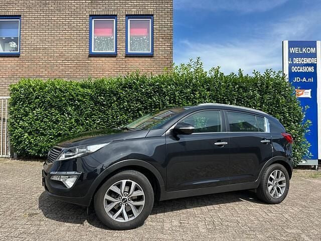 Zwart Gebruikt 2015 Kia Sportage SUV | € 9.950 (Super prijs) - Afbeelding 1/4