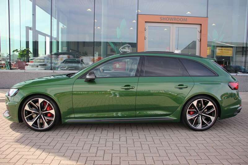 Occasion Audi RS4 Proline 452 PK (332 kW) 2019 Groen, metallic lak Stationwagen