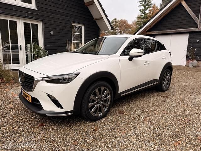 Wit Gebruikt 2021 Mazda CX-3 Signature SUV | € 24.500 (Eerlijke prijs) - Afbeelding 1/4