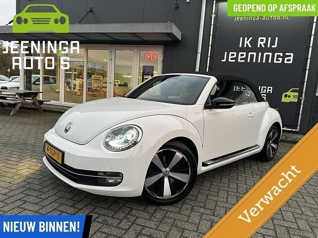 Wit Occasion 2014 VW Beetle Sport Cabriolet | € 16.494 (Iets duurder) - Afbeelding 1/4