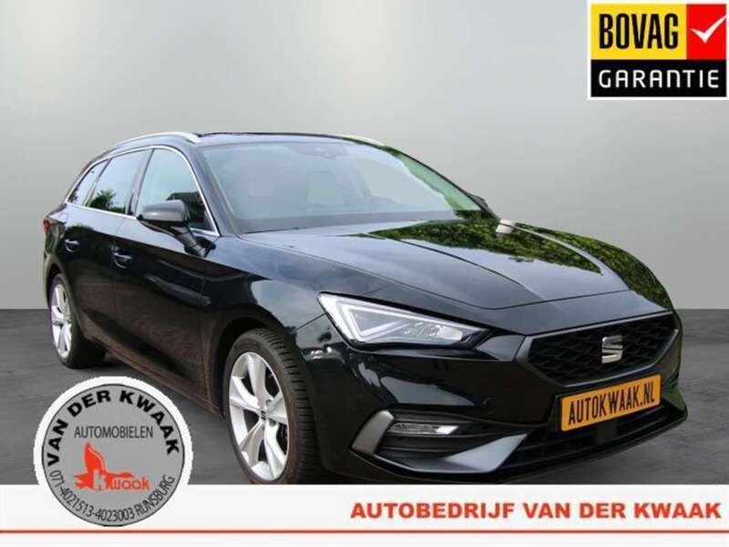 Zwart, metallic lak Gebruikt 2022 Seat Leon FR Stationwagen | € 26.500 (Goede deal) - Afbeelding 1/4