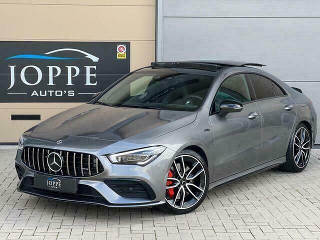Grijs Gebruikt 2021 Mercedes CLA35 AMG Premium Plus Sedan | € 68.950 - Afbeelding 1/4