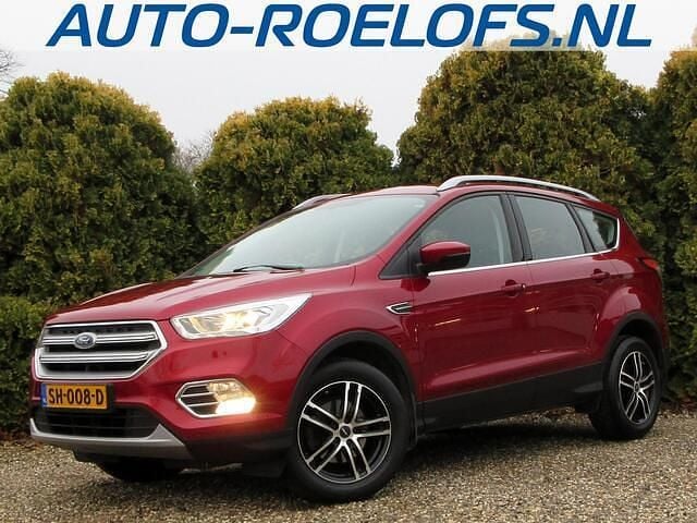 Rood Occasion 2018 Ford Kuga Ultimate SUV | € 12.890 (Super prijs) - Afbeelding 1/4