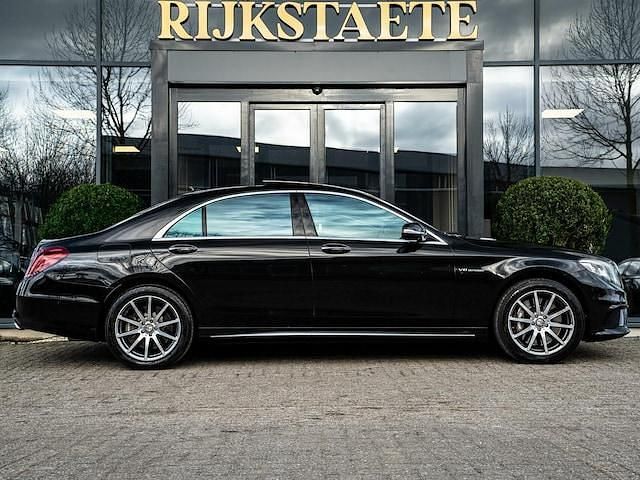 Occasion Mercedes S63 AMG AMG 585 PK (430 kW) 2014 Blauw, metallic lak Sedan