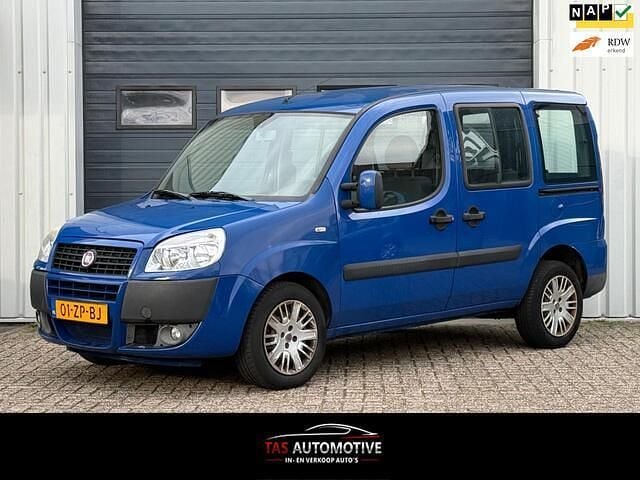 Blauw Gebruikt 2008 Fiat Doblò Dynamic MPV | € 4.750 (Goede deal) - Afbeelding 1/4