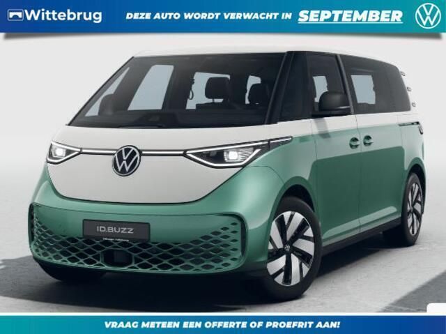 Groen Nieuw 2025 VW ID. Buzz Pro Van | € 72.295 - Afbeelding 1/4