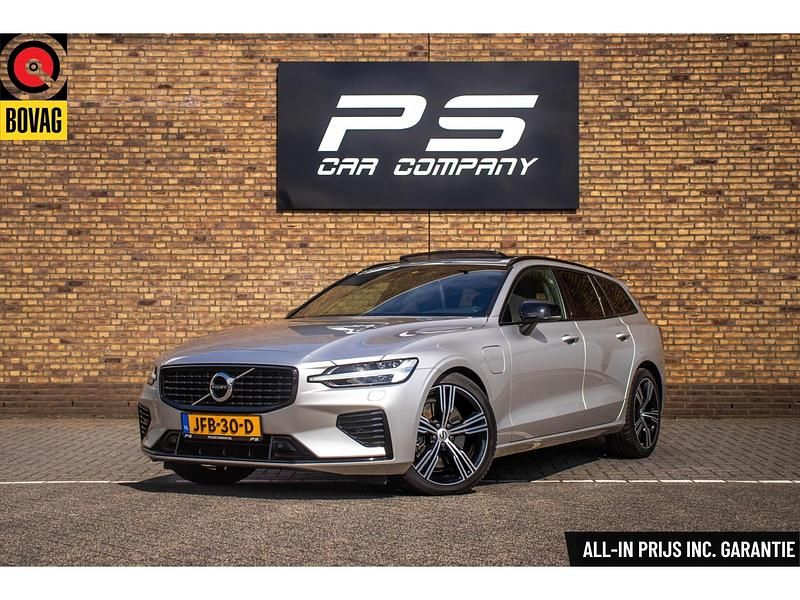 Grijs Gebruikt 2021 Volvo V60 R-Design Stationwagen | € 36.700 (Eerlijke prijs) - Afbeelding 1/4