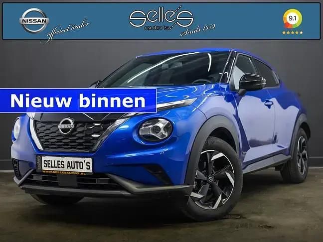 Blauw Gebruikt 2024 Nissan Juke N-Connecta SUV | € 22.795 (Super prijs) - Afbeelding 1/3
