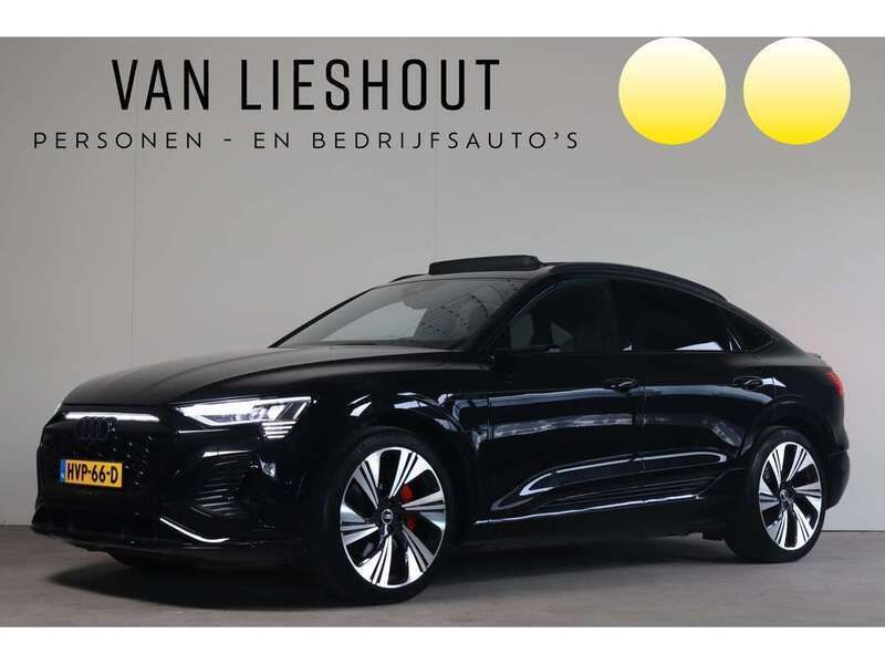 Zwart, metallic lak Gebruikt 2023 Audi Q8 e-tron S-Line SUV | € 64.700 (Super prijs) - Afbeelding 1/4