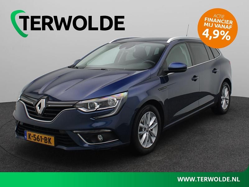 Blauw Occasion 2019 Renault Mégane GrandTour Zen Stationwagen | € 16.640 (Iets duurder) - Afbeelding 1/4