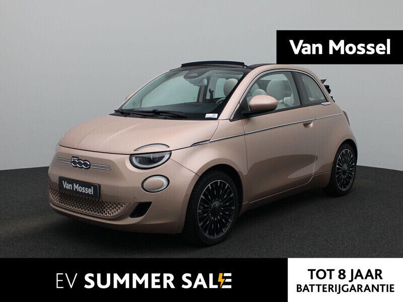 Roze Gebruikt 2023 Fiat 500e La Prima Hatchback | € 25.900 (Iets duurder) - Afbeelding 1/4