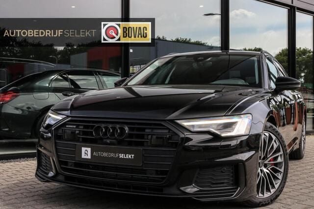 Zwart Gebruikt 2021 Audi A6 Competition Stationwagen | € 37.450 (Super prijs) - Afbeelding 1/4