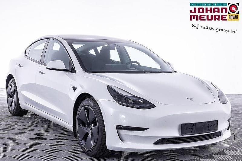 Wit Gebruikt 2023 Tesla Model 3 Long Range Sedan | € 33.900 (Eerlijke prijs) - Afbeelding 1/4