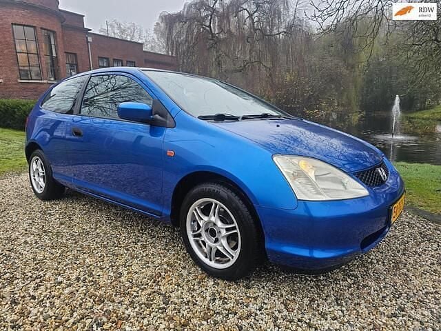 Blauw Gebruikt 2003 Honda Civic LS Hatchback | € 1.999 (Eerlijke prijs) - Afbeelding 1/4