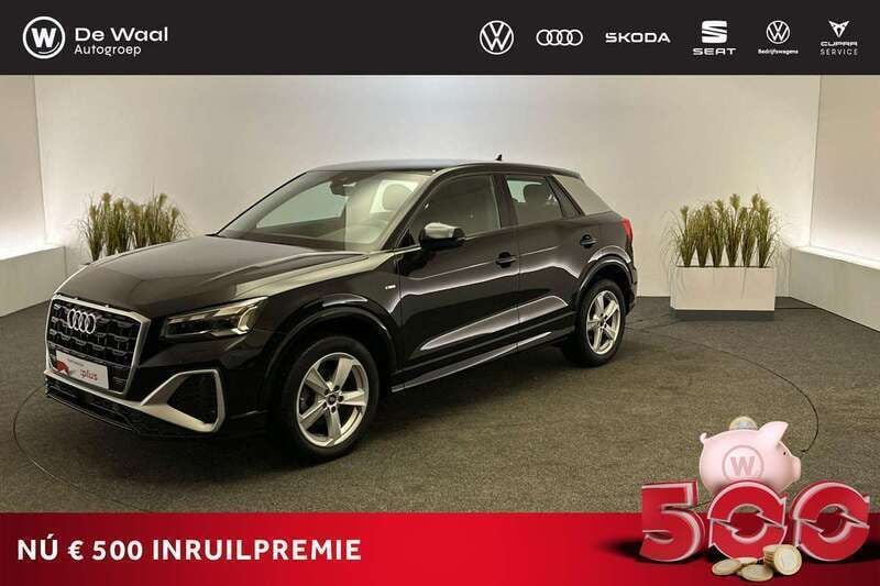 Zwart Gebruikt 2021 Audi Q2 S-Line SUV | € 26.895 (Goede deal) - Afbeelding 1/3