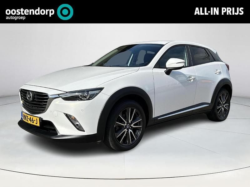 Crystal white pearl (34k) Gebruikt 2016 Mazda CX-3 SUV | € 19.880 (Eerlijke prijs) - Afbeelding 1/4