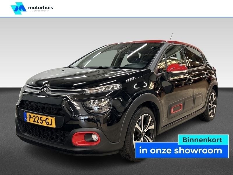 Zwart Gebruikt 2022 Citroën C3 PureTech Hatchback | € 15.390 (Eerlijke prijs) - Afbeelding 1/4