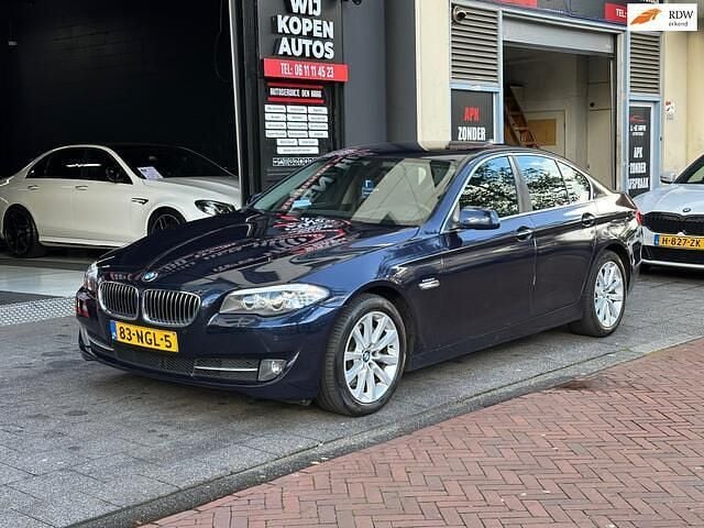 Blauw Gebruikt 2010 BMW 528 Executive Sedan | € 10.950 (Super prijs) - Afbeelding 1/4