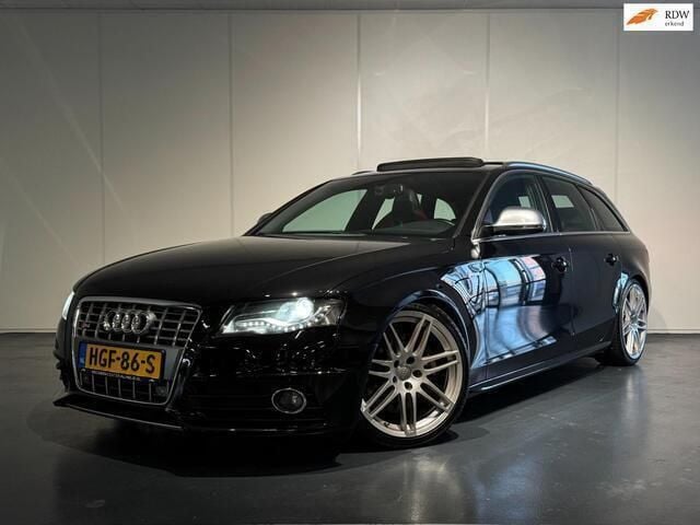 Zwart Gebruikt 2009 Audi S4 S-Line Stationwagen | € 19.950 - Afbeelding 1/4