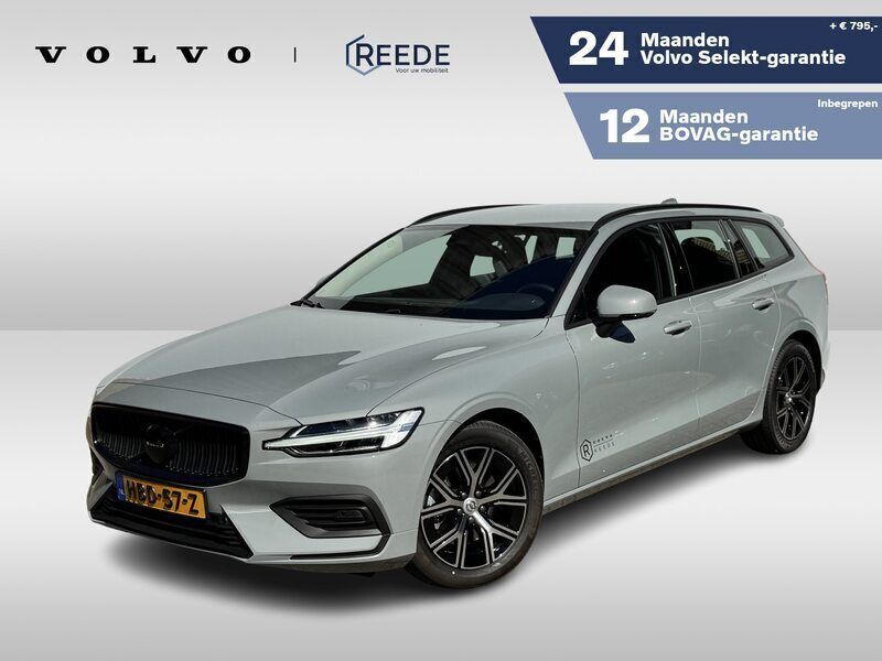 Grijs, metallic lak Gebruikt 2024 Volvo V60 Stationwagen | € 44.850 (Duur) - Afbeelding 1/4