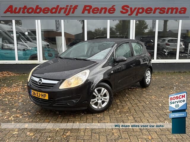 Zwart Gebruikt 2008 Opel Corsa Enjoy Hatchback | € 1.945 (Goede deal) - Afbeelding 1/4
