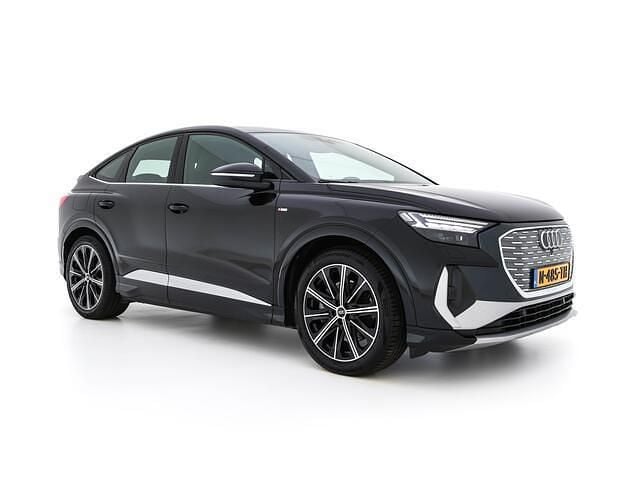 Zwart Gebruikt 2021 Audi Q4 Sportback e-tron S-Line SUV | € 27.945 - Afbeelding 1/4