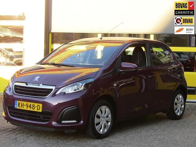 Paars Gebruikt 2014 Peugeot 108 Active Hatchback | € 6.250 (Eerlijke prijs) - Afbeelding 1/4