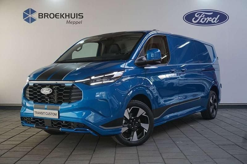 Blauw Nieuw 2025 Ford Transit Custom Sport Van | € 57.655 - Afbeelding 1/4