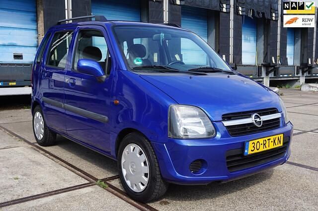 Blauw Gebruikt 2005 Opel Agila Hatchback | € 1.450 (Eerlijke prijs) - Afbeelding 1/4