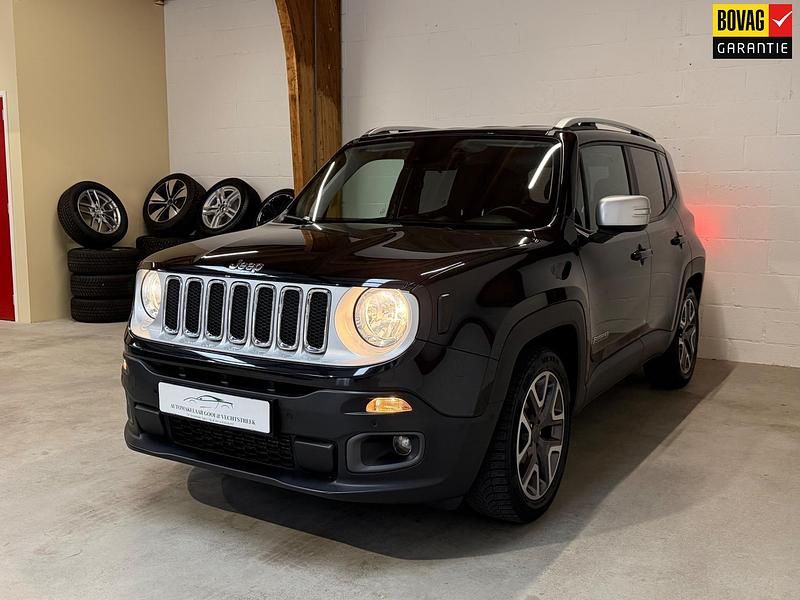 Zwart Gebruikt 2018 Jeep Renegade Limited SUV | € 16.995 (Eerlijke prijs) - Afbeelding 1/4