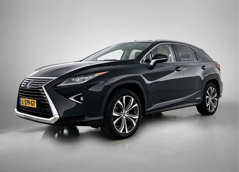 Zwart Gebruikt 2018 Lexus RX450h Luxury Line SUV | € 36.950 (Eerlijke prijs) - Afbeelding 1/4