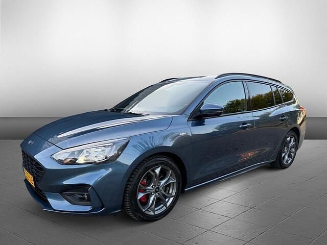 Blauw Gebruikt 2021 Ford Focus ST-Line Stationwagen | € 15.900 (Eerlijke prijs) - Afbeelding 1/4