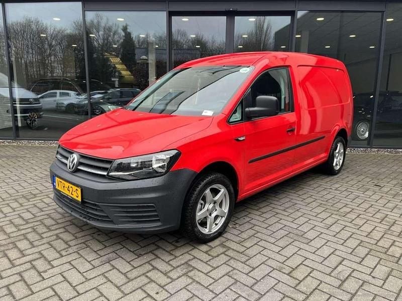 Rood Occasion 2017 VW Caddy Trendline MPV | € 11.750 - Afbeelding 1/4