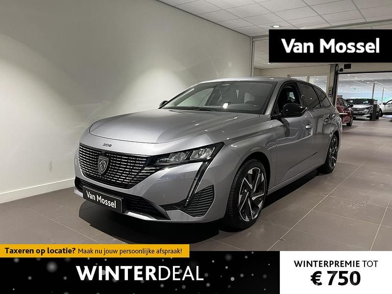 Grijs Gebruikt 2024 Peugeot 308 SW Allure Stationwagen | € 26.940 (Super prijs) - Afbeelding 1/4