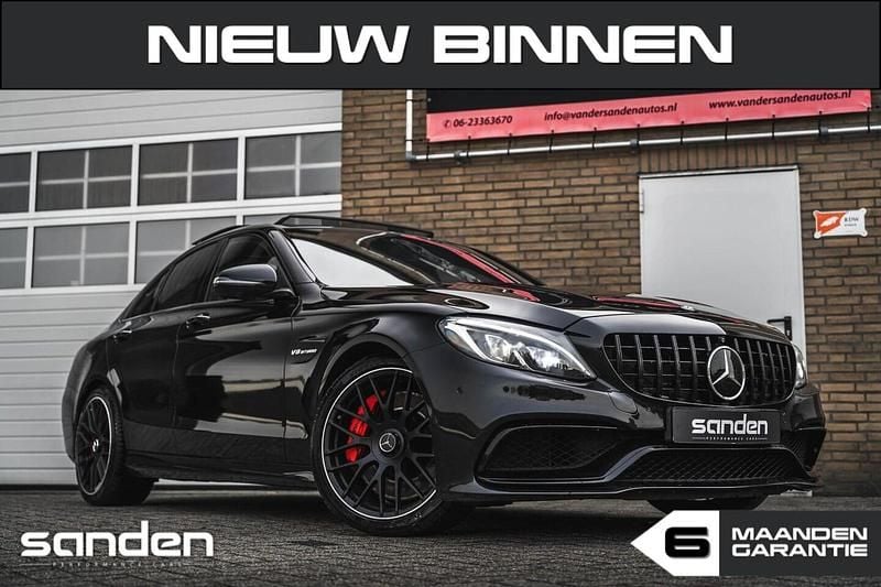 Zwart Gebruikt 2018 Mercedes C63S AMG AMG Sedan | € 57.900 (Eerlijke prijs) - Afbeelding 1/4