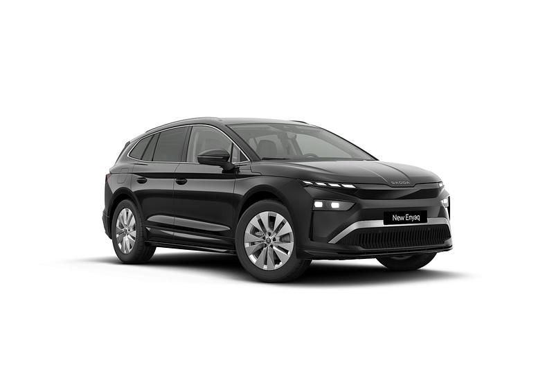 Zwart Nieuw 2025 Skoda Enyaq iV Selection SUV | € 44.405 (Goede deal) - Afbeelding 1/4