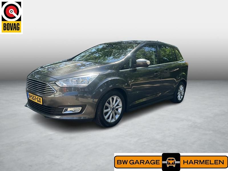 Grijs Gebruikt 2018 Ford Grand C-Max Titanium MPV | € 14.700 - Afbeelding 1/4