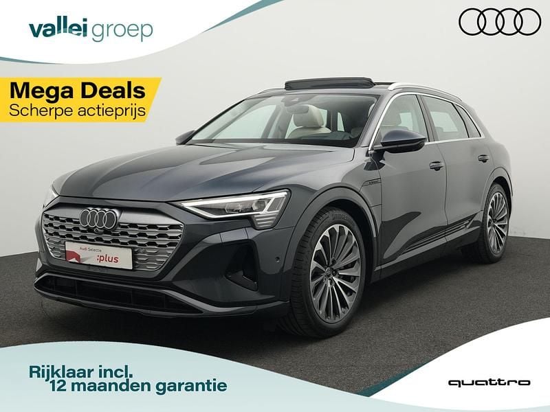 Grijs, metallic lak Gebruikt 2023 Audi Q8 e-tron Advanced SUV | € 53.900 (Eerlijke prijs) - Afbeelding 1/4