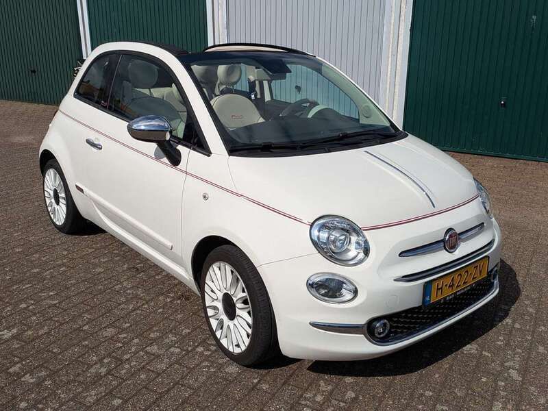 Wit Gebruikt 2020 Fiat 500C Dolcevita Cabriolet | € 15.450 (Eerlijke prijs) - Afbeelding 1/4