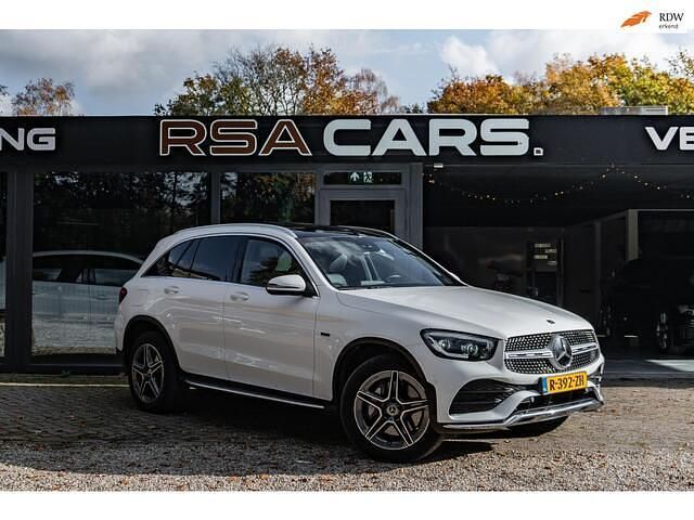 Wit Gebruikt 2021 Mercedes GLC300 Premium Plus SUV | € 45.350 (Super prijs) - Afbeelding 1/4