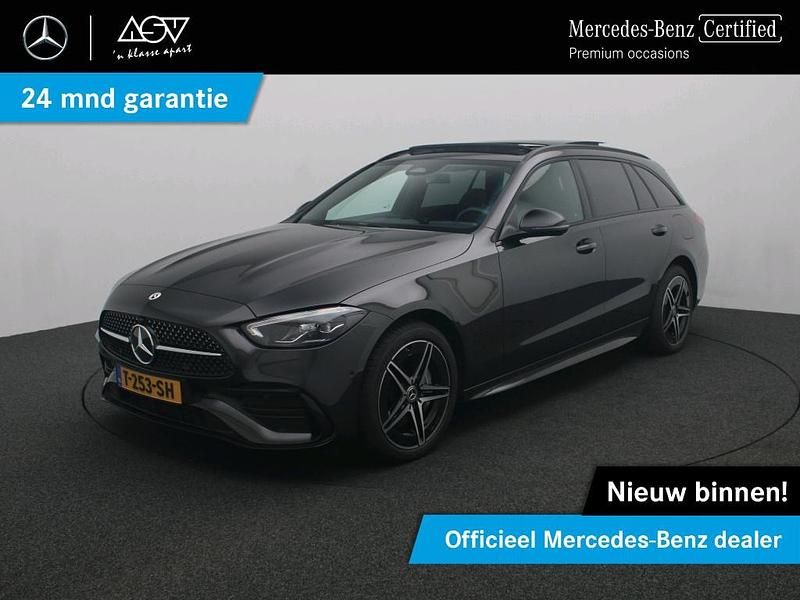 Grijs Gebruikt 2023 Mercedes C300 AMG line Stationwagen | € 44.995 (Goede deal) - Afbeelding 1/4