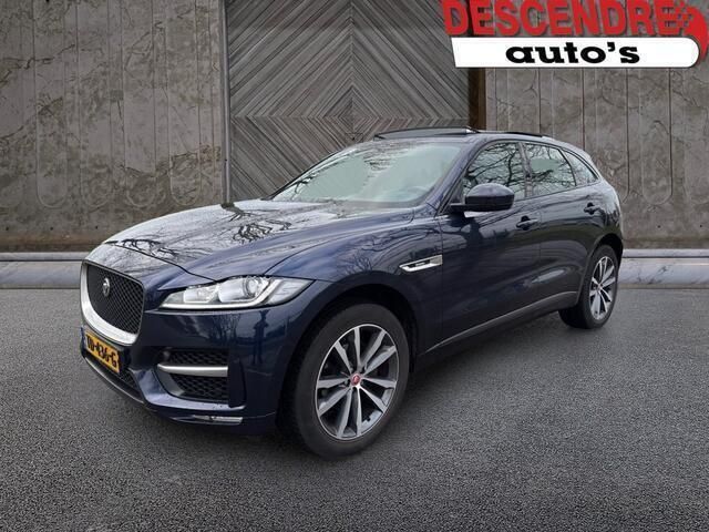 Blauw Gebruikt 2018 Jaguar F-Pace R-Sport SUV | € 22.450 (Eerlijke prijs) - Afbeelding 1/4