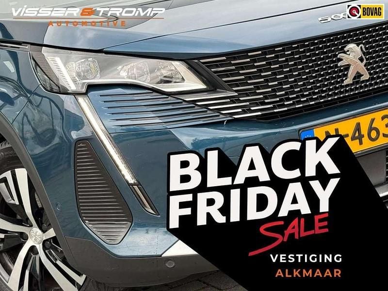 Blauw Gebruikt 2021 Peugeot 5008 GT MPV | € 19.925 (Eerlijke prijs) - Afbeelding 1/4