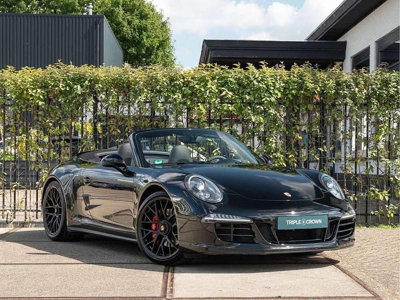 Zwart Gebruikt 2016 Porsche 911 Carrera GTS Sport Cabriolet | € 114.950 - Afbeelding 1/4