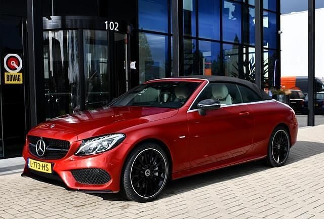Rood Gebruikt 2018 Mercedes C250 AMG Line Premium Plus Cabriolet | € 37.770 - Afbeelding 1/4
