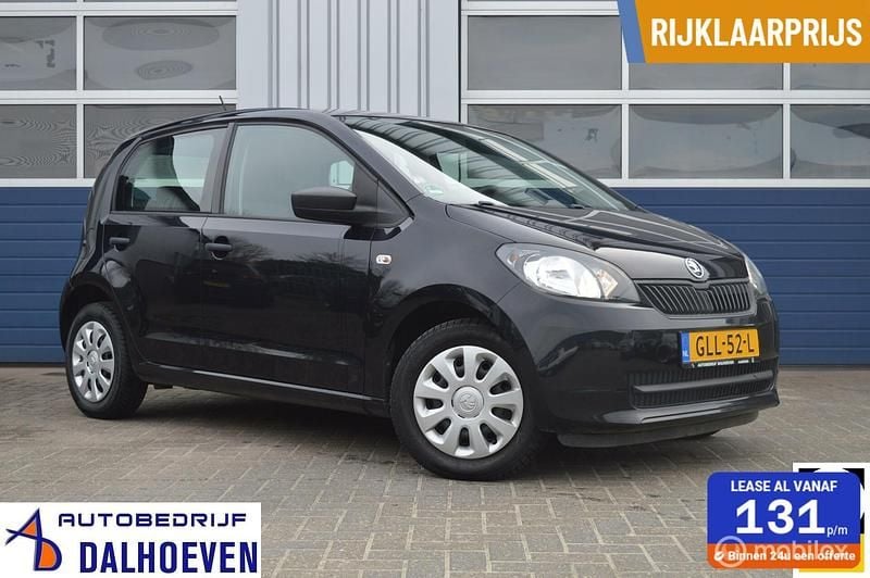 Zwart Occasion 2015 Skoda Citigo Elegance Hatchback | € 6.950 (Eerlijke prijs) - Afbeelding 1/4