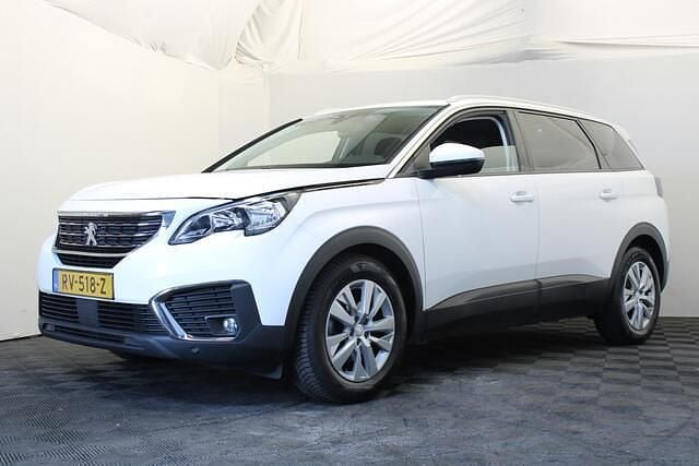 Wit Gebruikt 2018 Peugeot 5008 MPV | € 12.999 (Eerlijke prijs) - Afbeelding 1/4