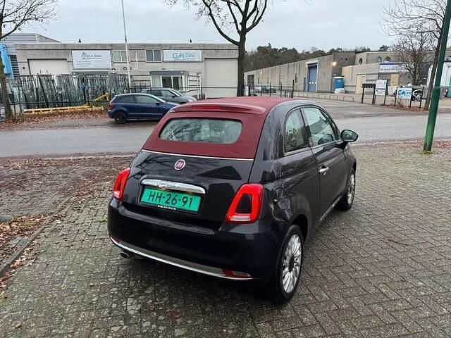 Occasion Fiat 500C Lounge 69 PK (50 kW) 2016 Zwart (metallic) Cabriolet