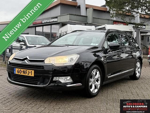 Zwart Gebruikt 2010 Citroën C5 Dynamique Stationwagen | € 4.950 (Duur) - Afbeelding 1/4